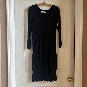 Comfy Remie Girl women’s Long Sleeve Dress M slouchy pockets